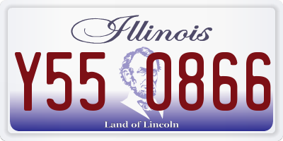 IL license plate Y550866