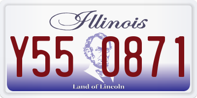 IL license plate Y550871