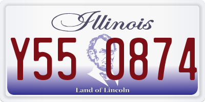 IL license plate Y550874