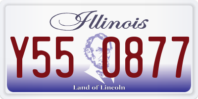 IL license plate Y550877