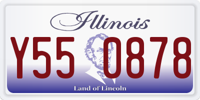 IL license plate Y550878