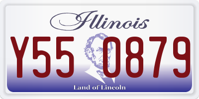 IL license plate Y550879