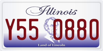 IL license plate Y550880