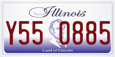 IL license plate Y550885