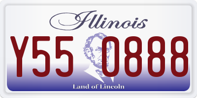 IL license plate Y550888