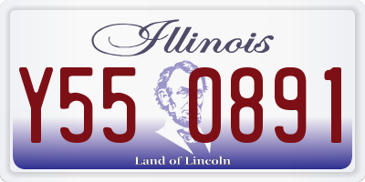 IL license plate Y550891