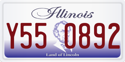 IL license plate Y550892