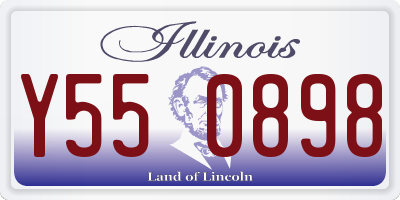 IL license plate Y550898