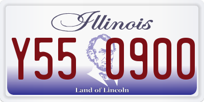 IL license plate Y550900