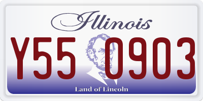 IL license plate Y550903