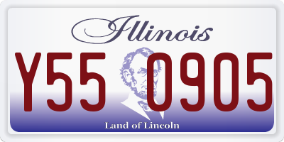 IL license plate Y550905