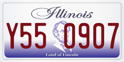 IL license plate Y550907