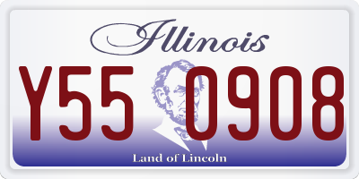 IL license plate Y550908