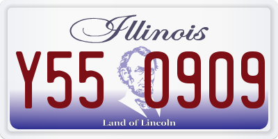 IL license plate Y550909