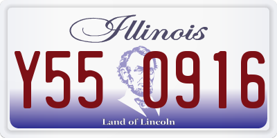 IL license plate Y550916