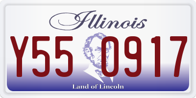 IL license plate Y550917