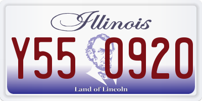 IL license plate Y550920