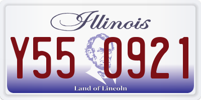 IL license plate Y550921