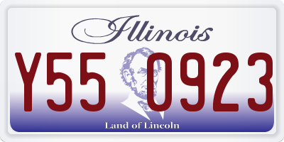 IL license plate Y550923