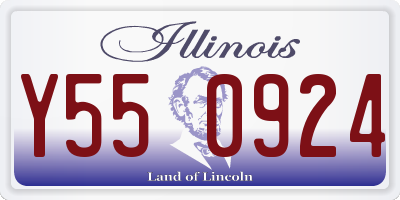 IL license plate Y550924