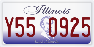 IL license plate Y550925