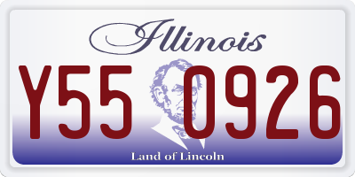 IL license plate Y550926