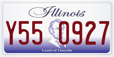 IL license plate Y550927
