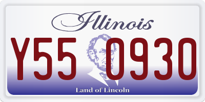IL license plate Y550930
