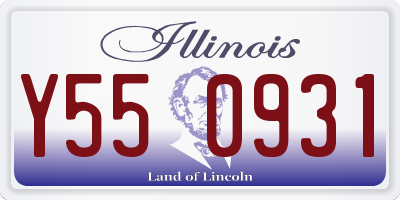 IL license plate Y550931