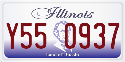 IL license plate Y550937