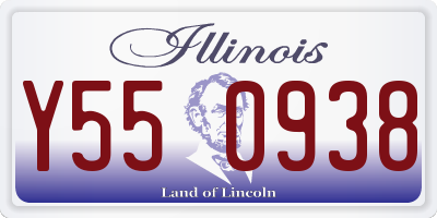 IL license plate Y550938