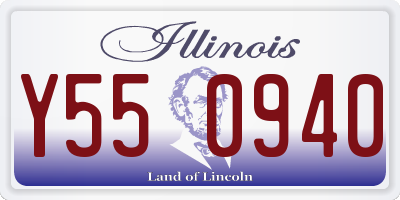 IL license plate Y550940