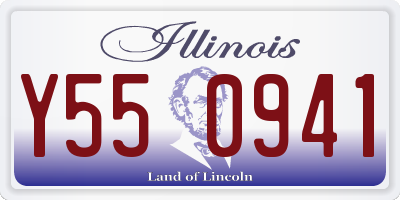 IL license plate Y550941