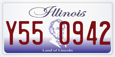 IL license plate Y550942