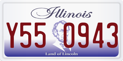 IL license plate Y550943