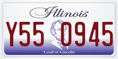 IL license plate Y550945