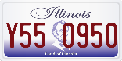 IL license plate Y550950