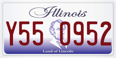 IL license plate Y550952