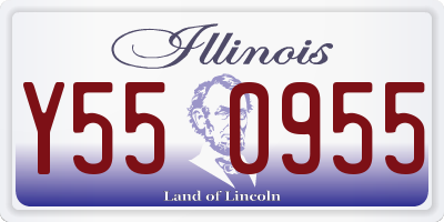 IL license plate Y550955