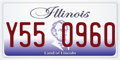 IL license plate Y550960