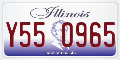 IL license plate Y550965