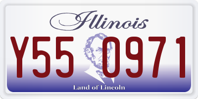 IL license plate Y550971