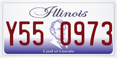 IL license plate Y550973