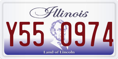 IL license plate Y550974