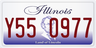 IL license plate Y550977