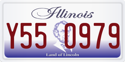 IL license plate Y550979