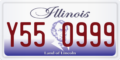 IL license plate Y550999