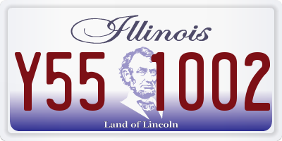 IL license plate Y551002
