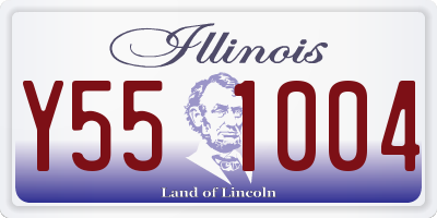 IL license plate Y551004