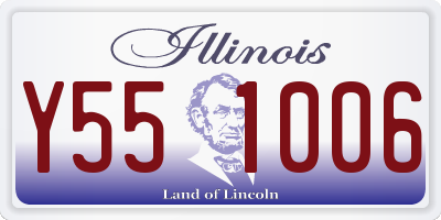 IL license plate Y551006